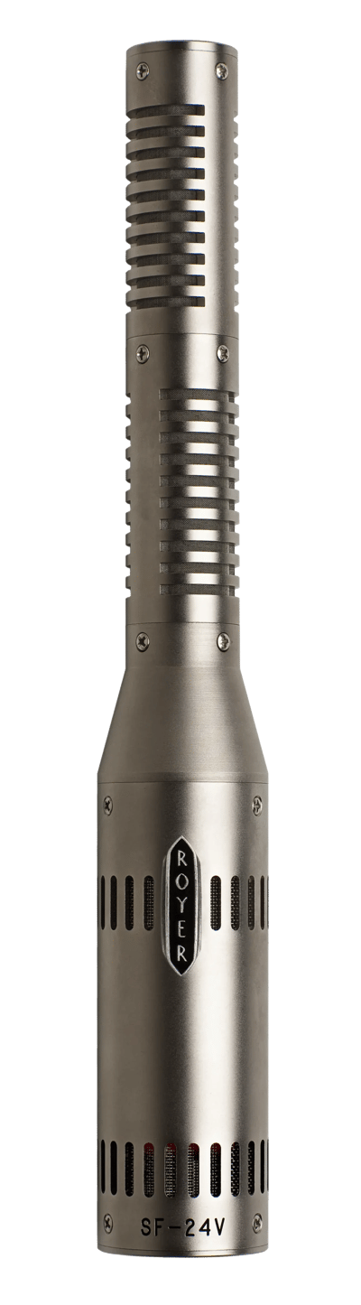 Royer SF-24V ribbon microphone, full length