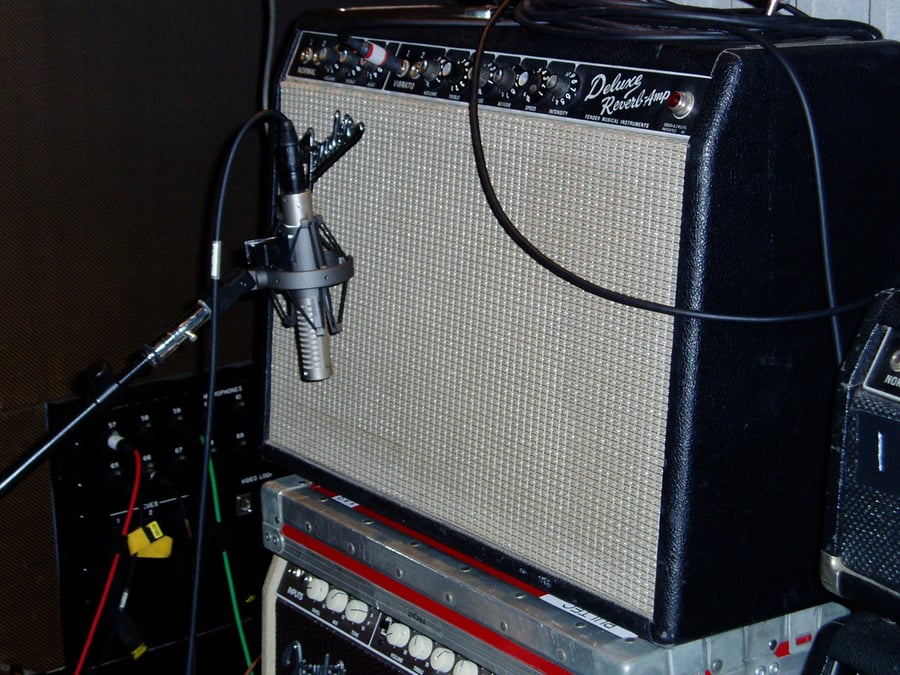 R-121 on a Deluxe amp used by Barenaked Ladies