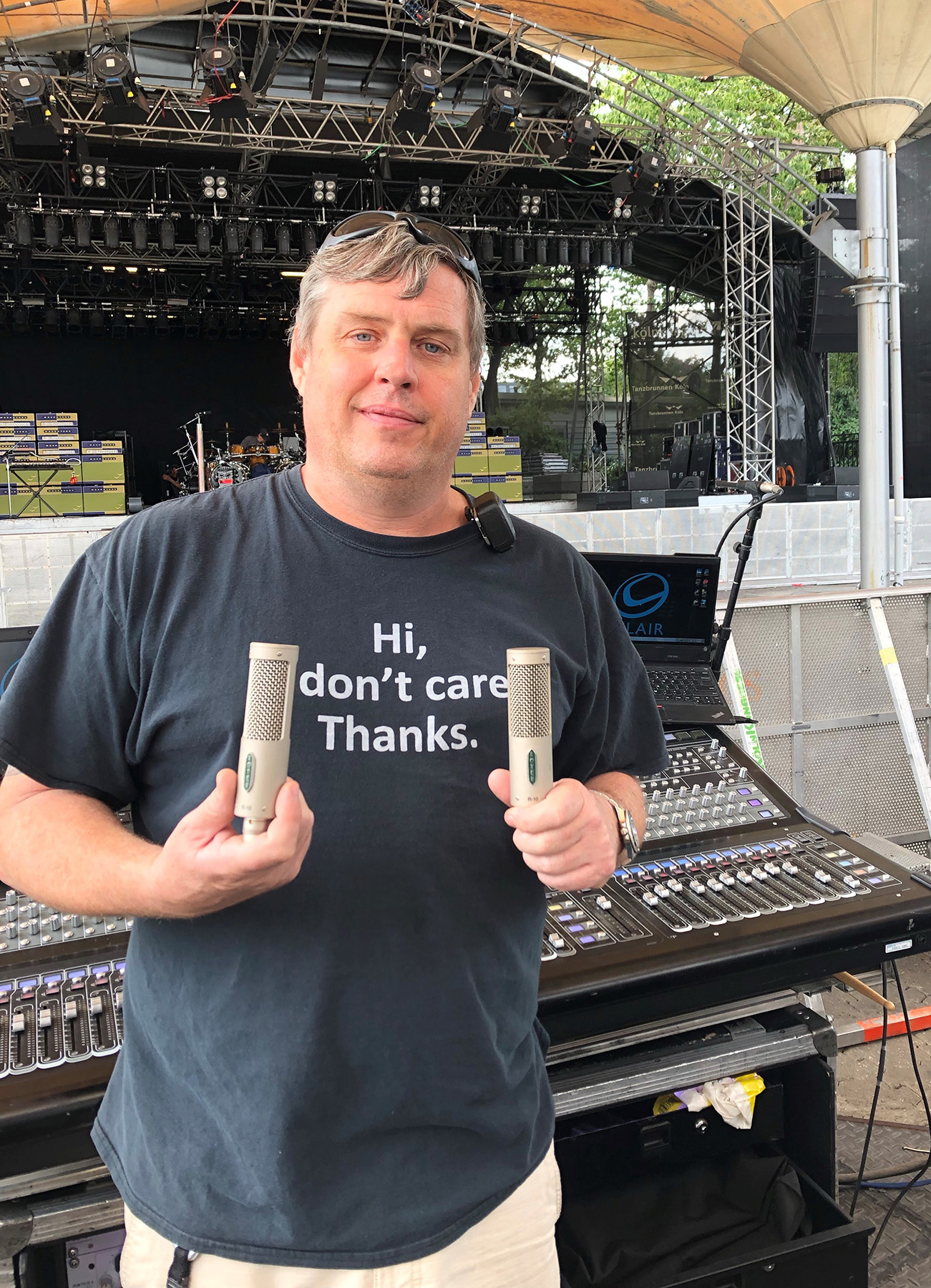 Jamie Rephann, FOH engineer for ZZ Top