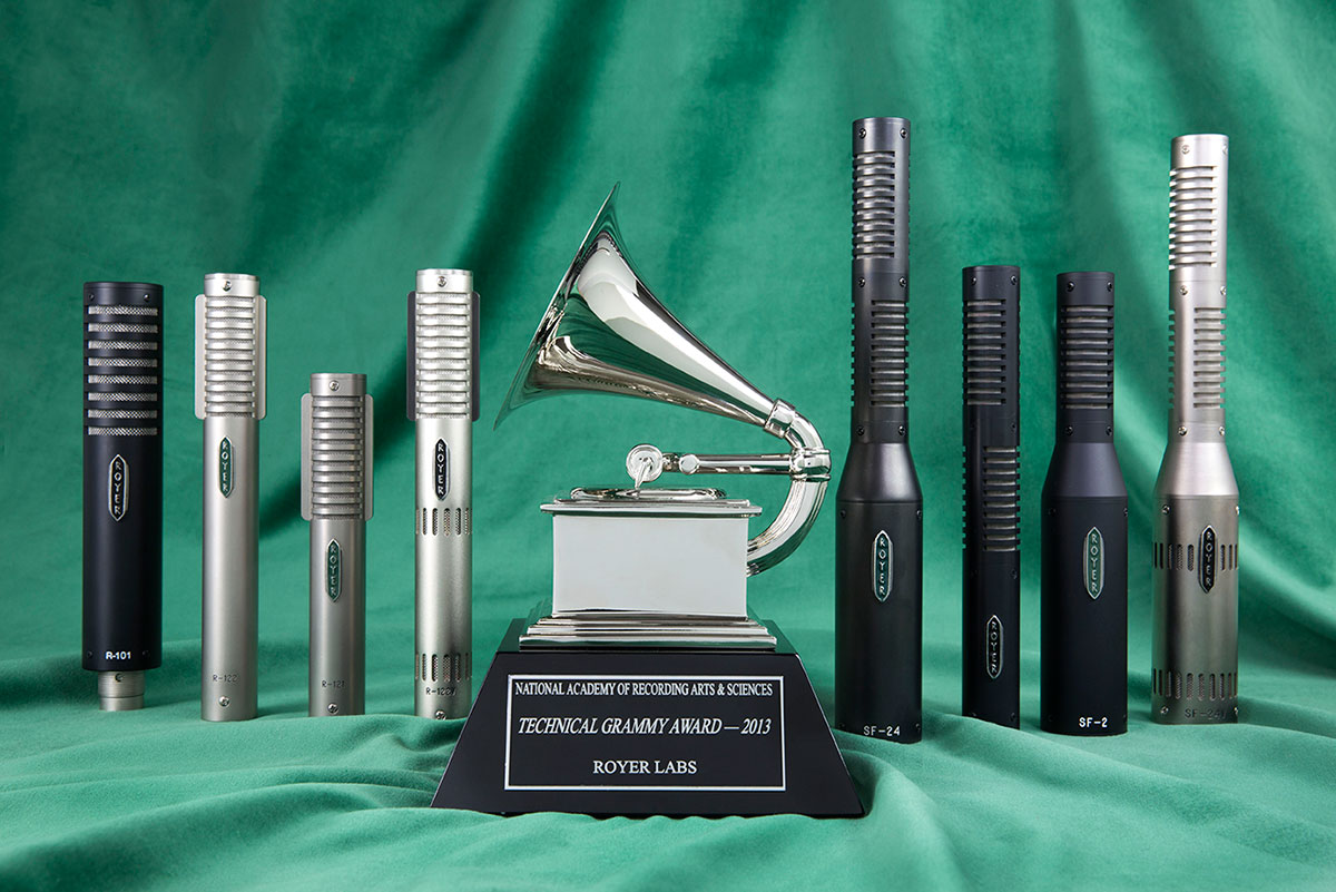 The Technical Grammy Award with Royer ribbon microphones
