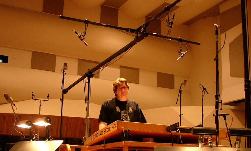 Scoring engineer Alan Meyerson at the scoring session